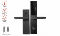 ЭЛЕКТРОННЫЙ ДВЕРНОЙ ЗАМОК GIMMEL F45 TTLock ЧЕРНЫЙ
