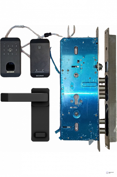 ВРЕЗНОЙ ЭЛЕКТРОННЫЙ ДВЕРНОЙ ЗАМОК SECURAM D8 PRO FINGER VEIN